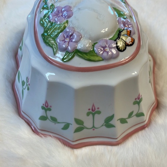 FRANKLIN MINT Le Cordon Bleu RABBIT Ceramic EASTER Mold ORIGINAL STICKERS Excell - Picture 4 of 8